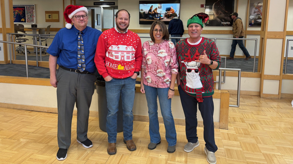 Ugly Sweater Contest Winners - Ephraim Campus
