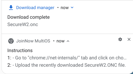 chrome eduroam